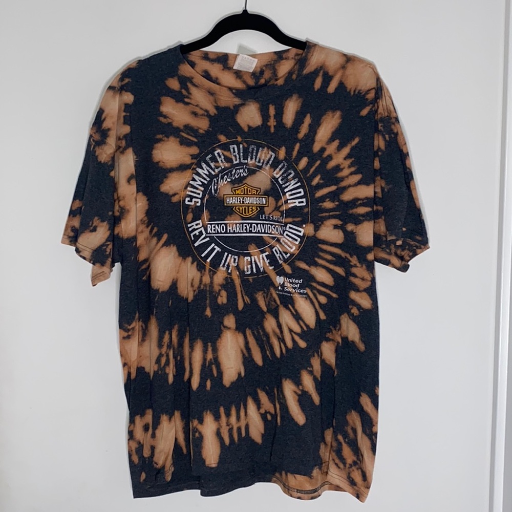 Harley Davidson Tie Dye Tee